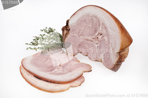 Image of Piece Of Ham On White