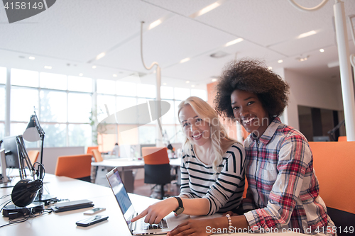 Image of Multiethnic startup business team