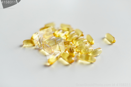 Image of medicine or cod liver oil capsules