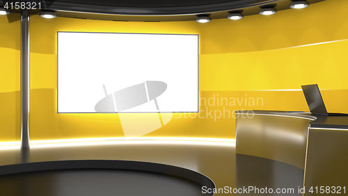 Image of television studio background