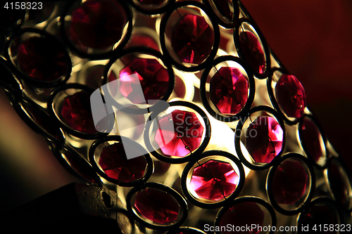 Image of red glass light