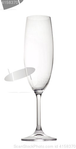 Image of empty champagne glass