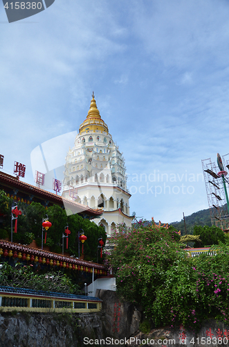 Image of Buddhist temple Kek Lok Si in Penang