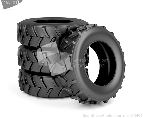 Image of Tractor or machinery tires