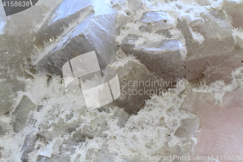 Image of salt, halite mineral texture