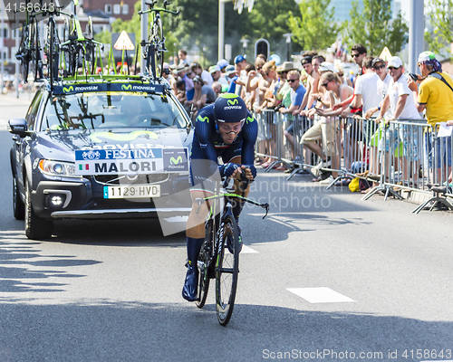 Image of The Cyclist Adriano Malori - Tour de France 2015