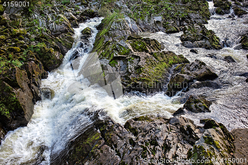 Image of Rapid mountain river