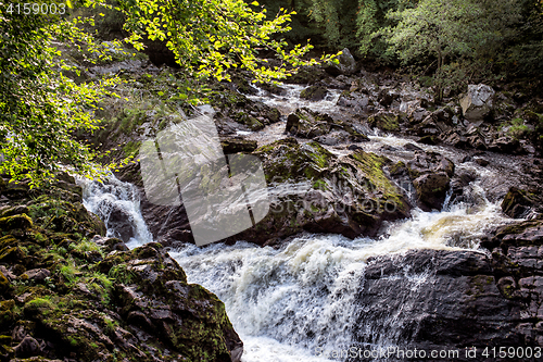 Image of Rapid mountain river