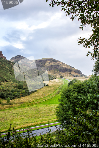 Image of beautiful Scottish mountains