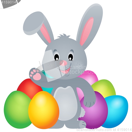 Image of Stylized Easter bunny theme image 2