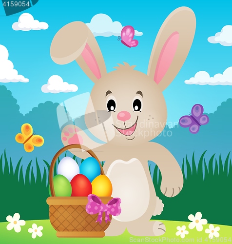 Image of Stylized Easter bunny theme image 4