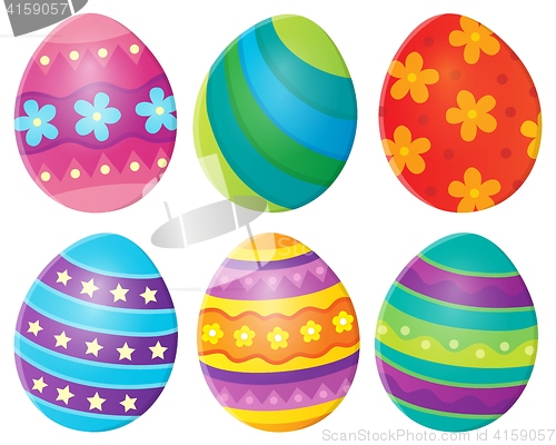 Image of Decorated Easter eggs theme image 8