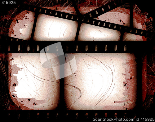 Image of abstract filmstrip