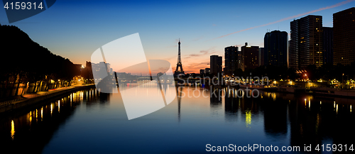 Image of Parisian morning landscape