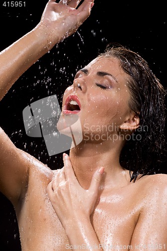 Image of wet and happy