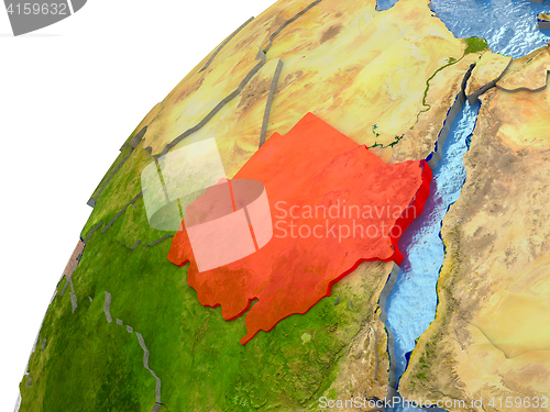 Image of Sudan on Earth