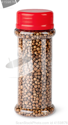 Image of Coriander seeds in jar