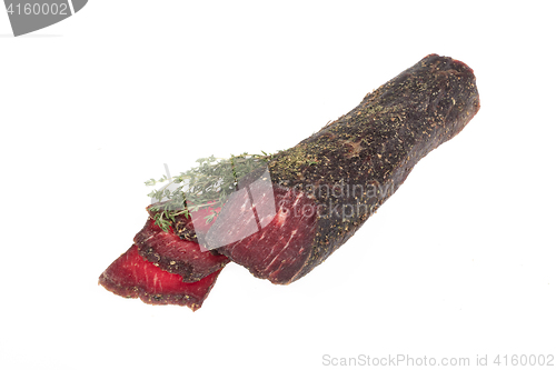 Image of Piece Of Ham On White