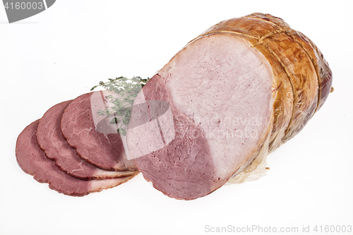 Image of Piece Of Ham On White
