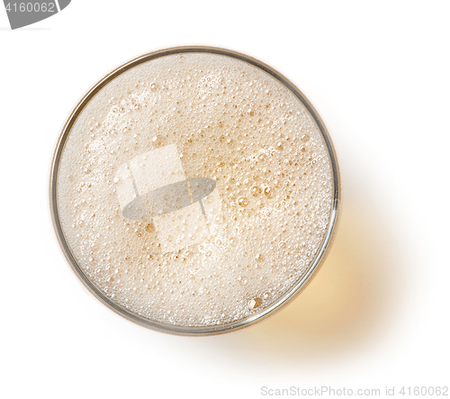 Image of glass of champagne on white background