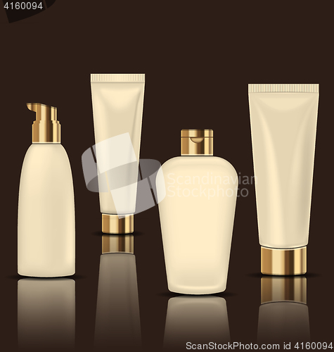 Image of Set of Cosmetic Cream Tubes
