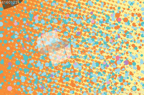 Image of Abstract background with colored spots