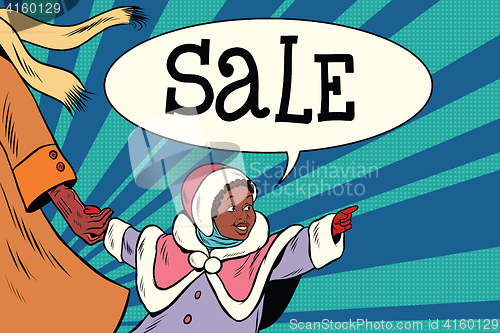 Image of Little girl vintage saw the sale
