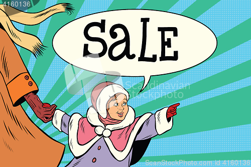 Image of Little girl vintage saw the sale