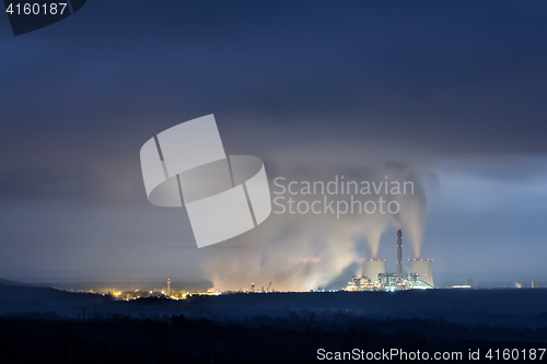 Image of Modern Powerplant producing heat