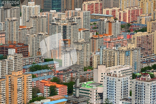 Image of Beijing from above aerial shot