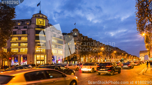 Image of Festive Champs Elysees