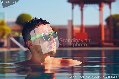 Image of Sunny day in the pool