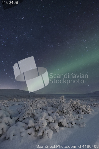 Image of Aurora borealis in Iceland