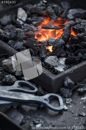 Image of Heated coals