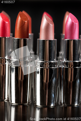 Image of Metal Tubes With Lipstick