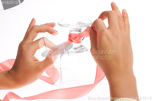 Image of Woman\'s Hands And Band
