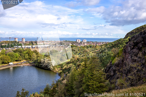 Image of view of Edinburgh city, Scotland
