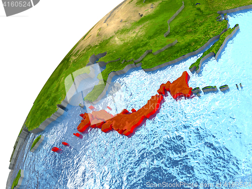 Image of Japan on Earth