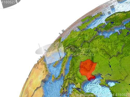 Image of Romania on Earth