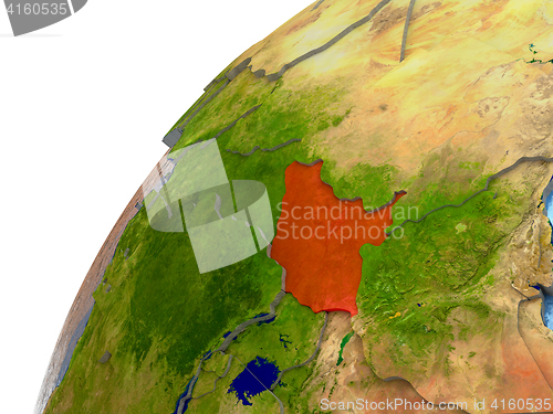 Image of South Sudan on Earth