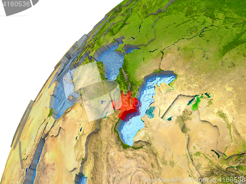 Image of Azerbaijan on Earth