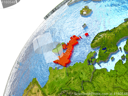 Image of United Kingdom on Earth