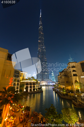 Image of Burj Khalifa, world\'s tallest skyscraper, Dubai, United Arab Emirates.