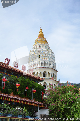 Image of Buddhist temple Kek Lok Si in Penang