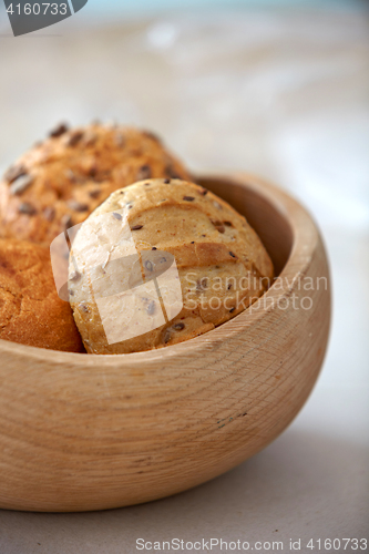 Image of various bread buns