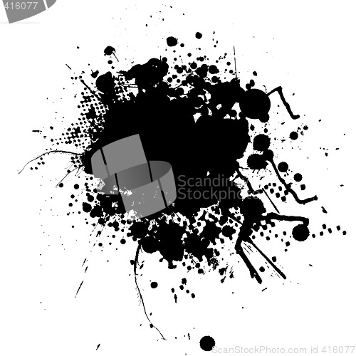 Image of ink splat blob