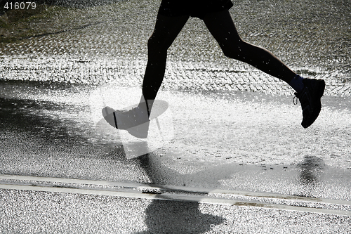 Image of Marathon runner