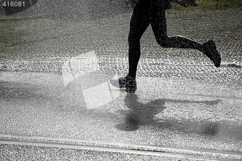 Image of Running in the heat