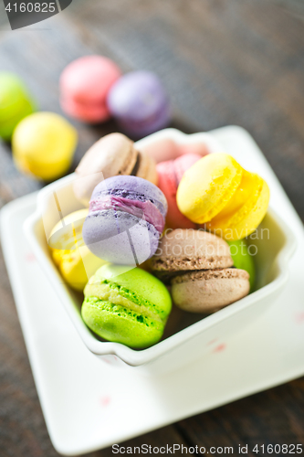 Image of color macaroons