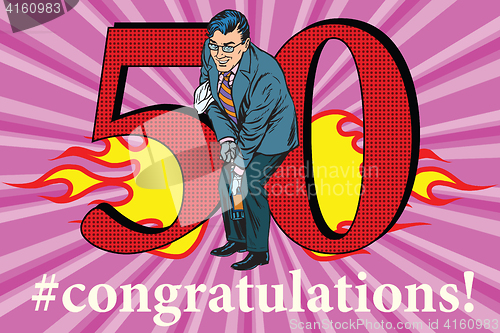 Image of Congratulations 50 anniversary event celebration